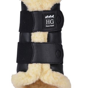 HorseGuard dressurgamacher med imiteret lammefoer